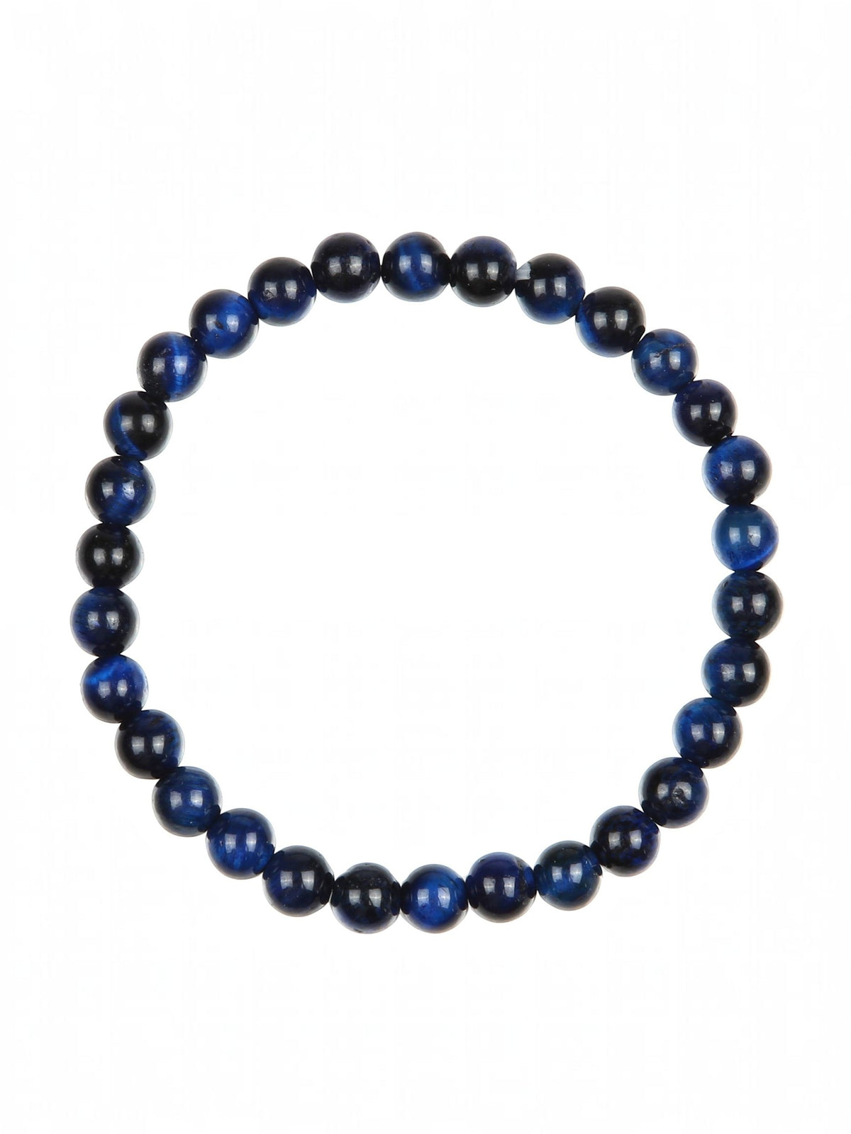 Blue Tiger Eye Stone Stretch Bracelet B2970-6MM