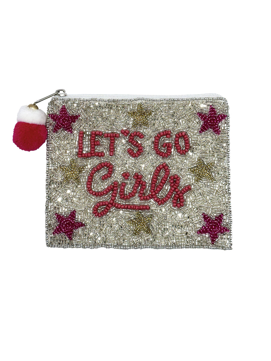 Let Go Girls Beaded Pouch LAC-CP-1329