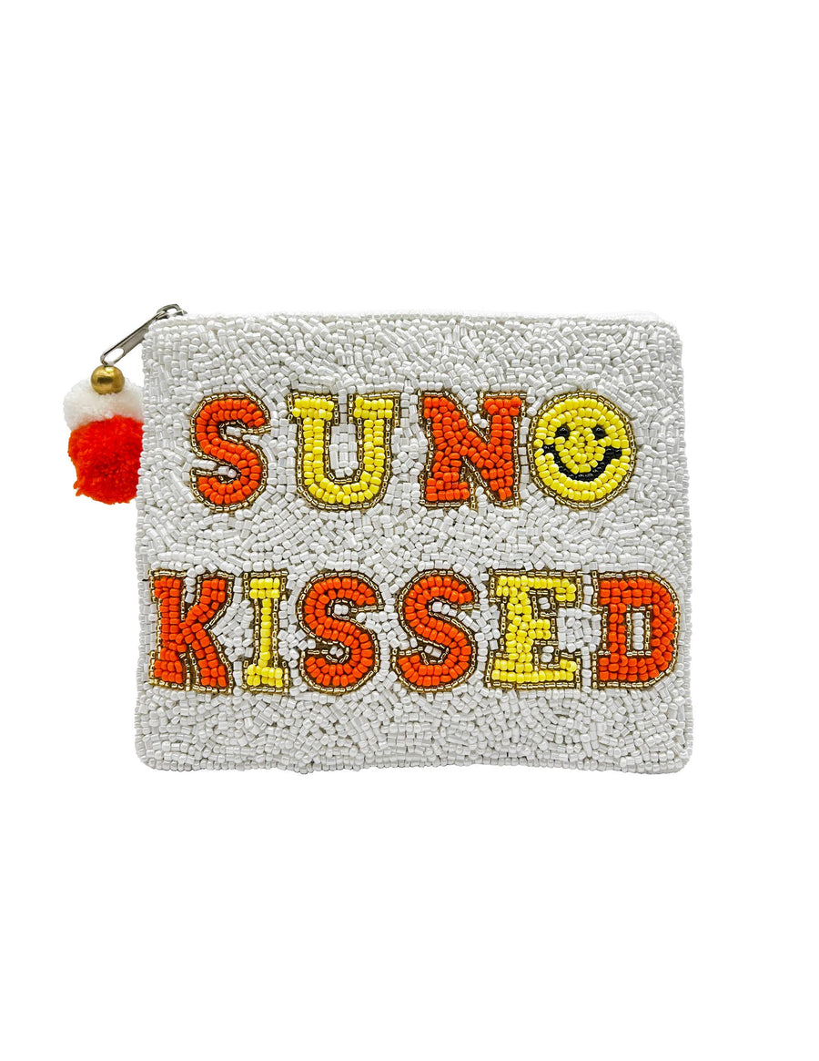 Sun Kissed Beaded Pouch LAC-CP-1157