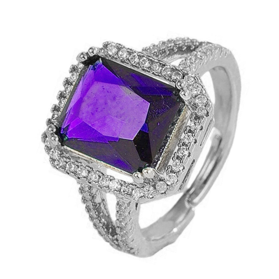 Square Cubic Zirconia Ring R2495